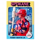 Robby Jr. Martin autograph